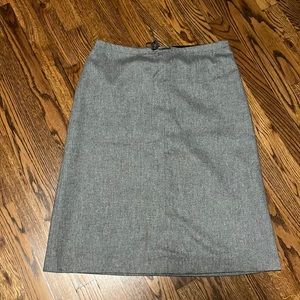EUC Banana Republic Midi Skirt Twill Grey 10